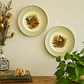 Par de platos decorativos europeos vintage · motivo de peces - Miniatura 8