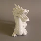 Pareja de dragones orientales de cerámica esmaltada - Japón - Miniatura 7
