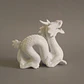 Pareja de dragones orientales de cerámica esmaltada - Japón - Miniatura 6
