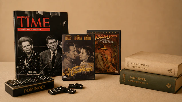 Cine, libros y ocio
