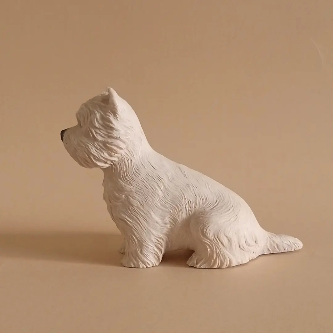 Figura de Perro West Highland Terrier “Leonardo Collection” 4