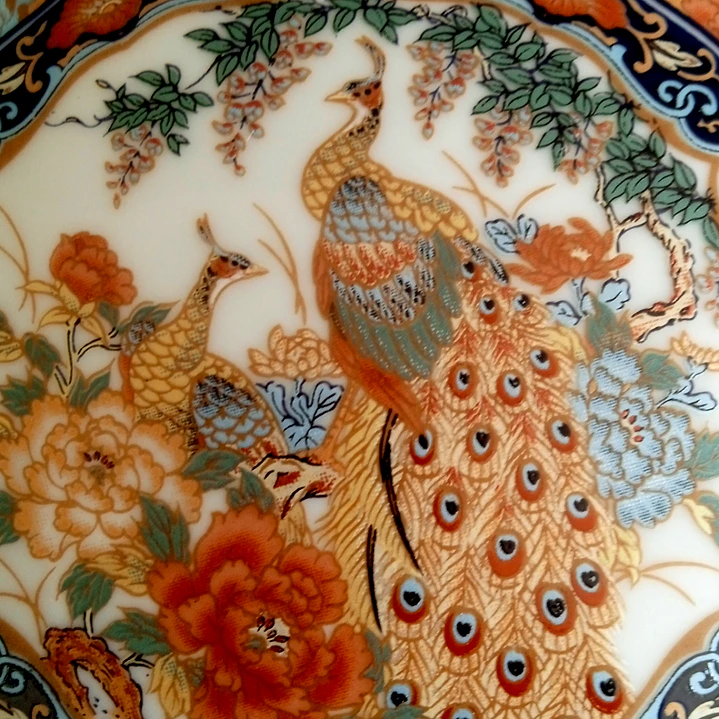 Joyero de porcelana japonesa estilo Kutani • años 70 4