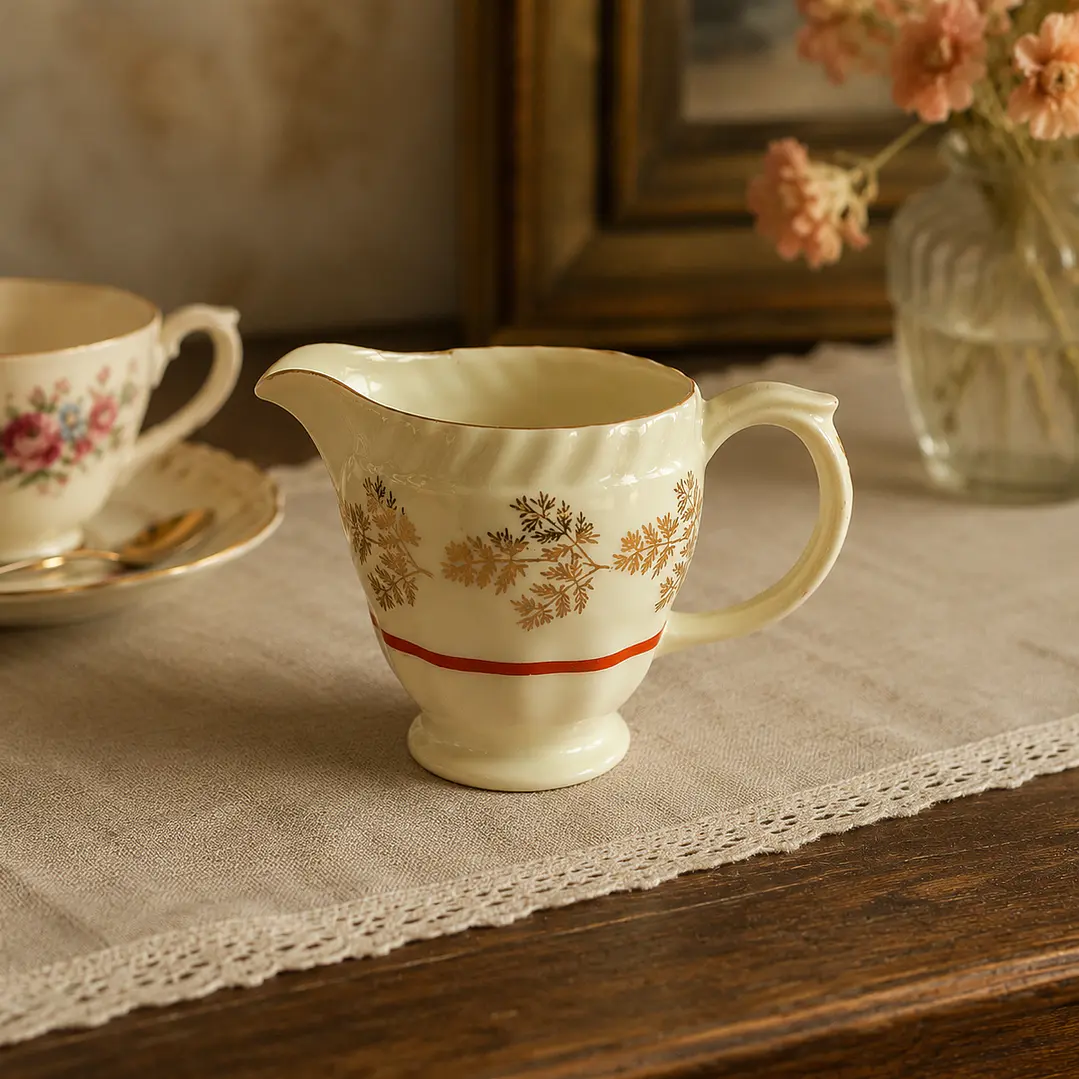 Lechero inglés Staffordshire Tea Set • Años 50 9