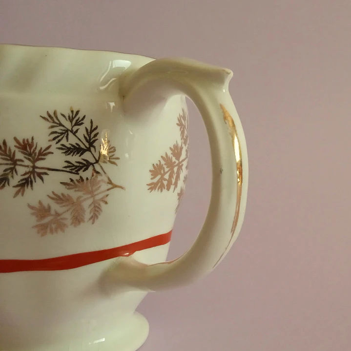 Lechero inglés Staffordshire Tea Set • Años 50 4