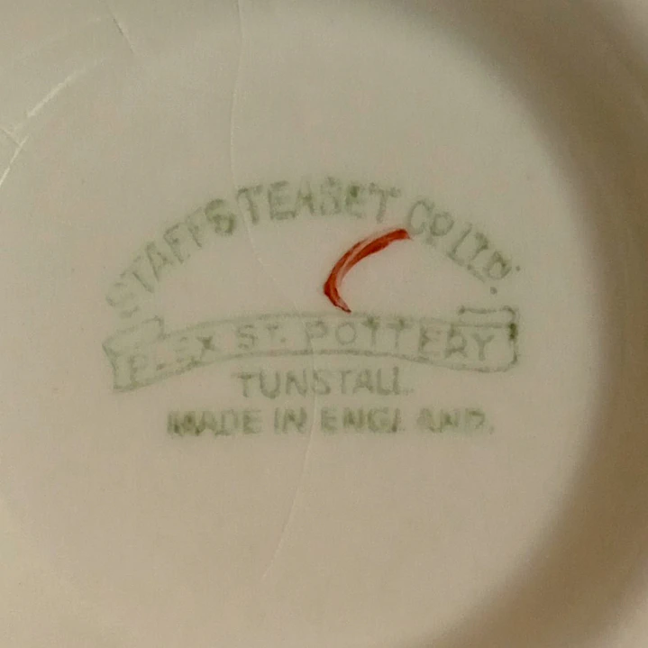 Lechero inglés Staffordshire Tea Set • Años 50 5