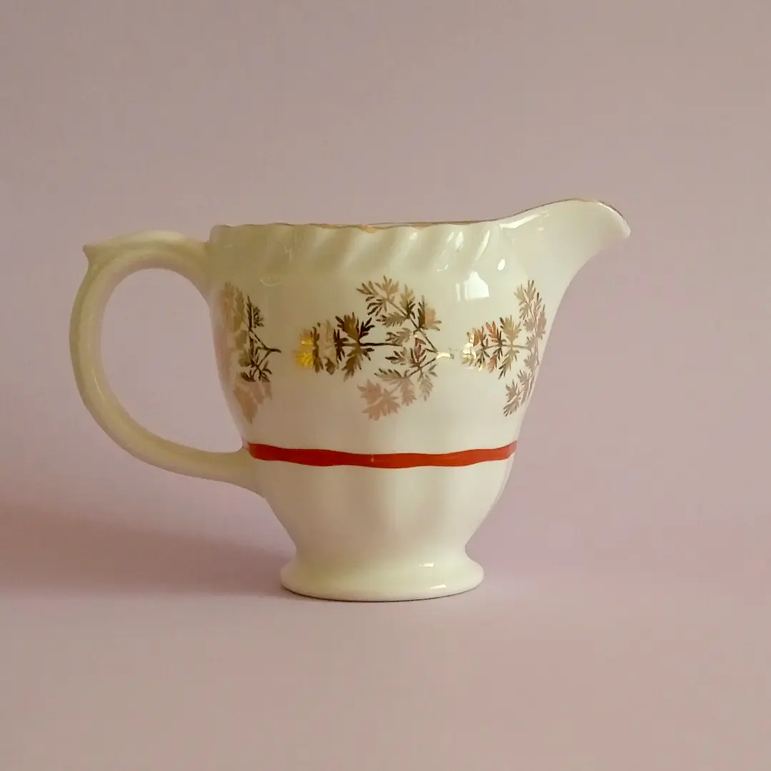 Lechero inglés Staffordshire Tea Set • Años 50 3