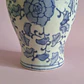 Jarrón de porcelana europeo tipo ginger jar - Miniatura 6