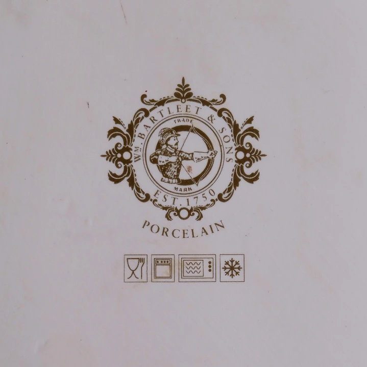 Fuente para tarta de porcelana inglesa WM Bartleet & Sons 3
