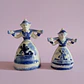 Set de 3 figuras vintage holandesas estilo Delft - Miniatura 5