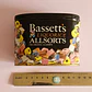 Lata decorativa inglesa de dulces Bassett's Liquorice Allsorts • sin tapa - Miniatura 5