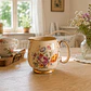 Jarra inglesa Sadler con detalles dorados • c. 1950 - Miniatura 6