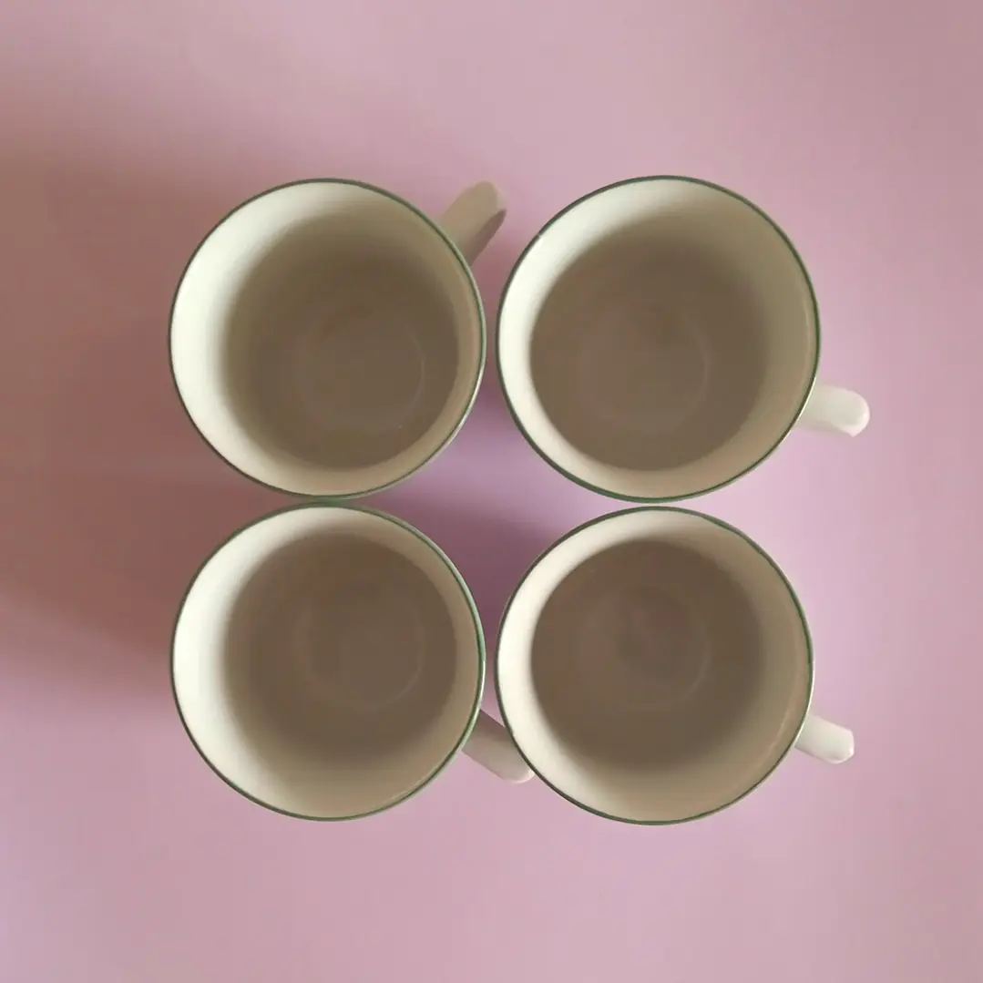 Juego de 4 dúos de té vintage Summer Fruit  7