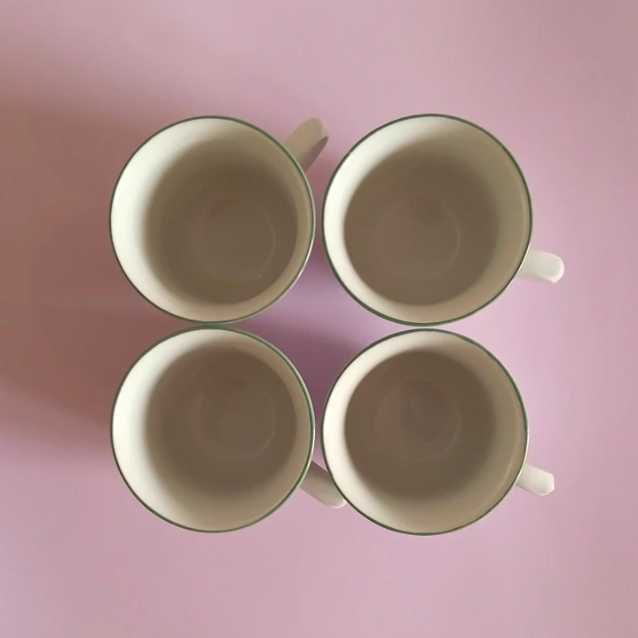 Juego de 4 dúos de té vintage Summer Fruit  7