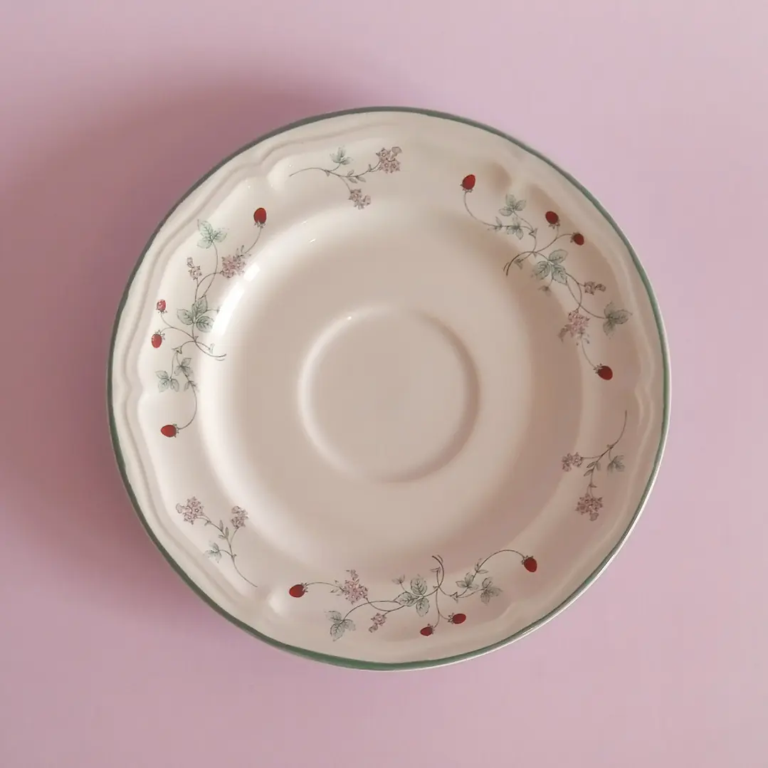 Juego de 4 dúos de té vintage Summer Fruit  5