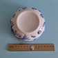 Caja de porcelana redonda con decoración marina en relieve - Miniatura 4
