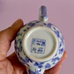 Juego de té chino en miniatura de porcelana vintage - Miniatura 5