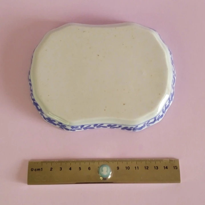 Juego de té chino en miniatura de porcelana vintage 7