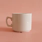 Dúo de café decorativo de porcelana italiana • con detalle - Miniatura 3
