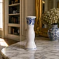 Candelero vintage de porcelana estilo oriental • azul y blanco - Miniatura 8