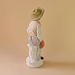 Figura de campesino en porcelana bisque vintage - Miniatura 3