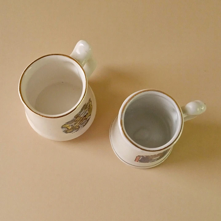 Tazones Miniatura de Porcelana – Isla de Jersey y Venecia 2