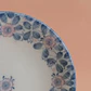 Dos platitos de porcelana vintage floreada - Miniatura 2