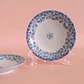Dos platitos de porcelana vintage floreada - Miniatura 1