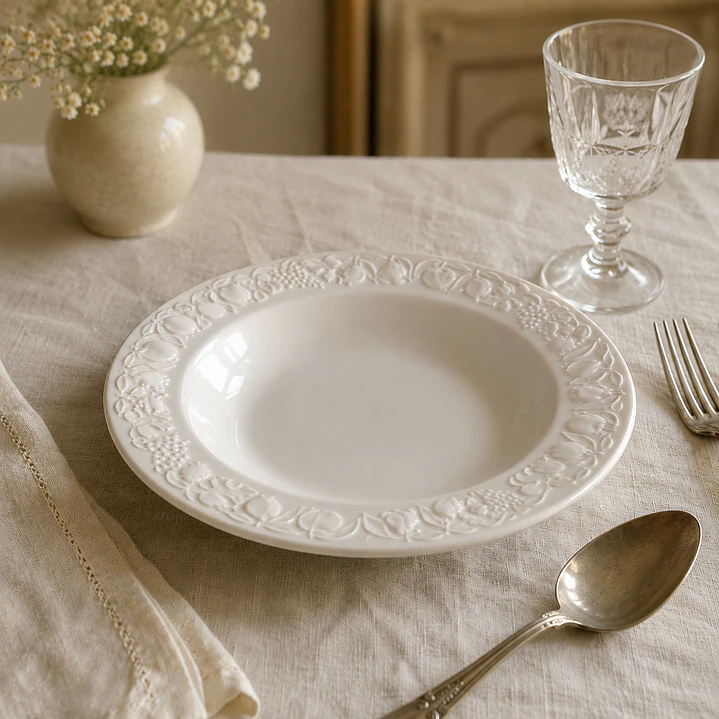 Plato hondo italiano Quadrifoglio 