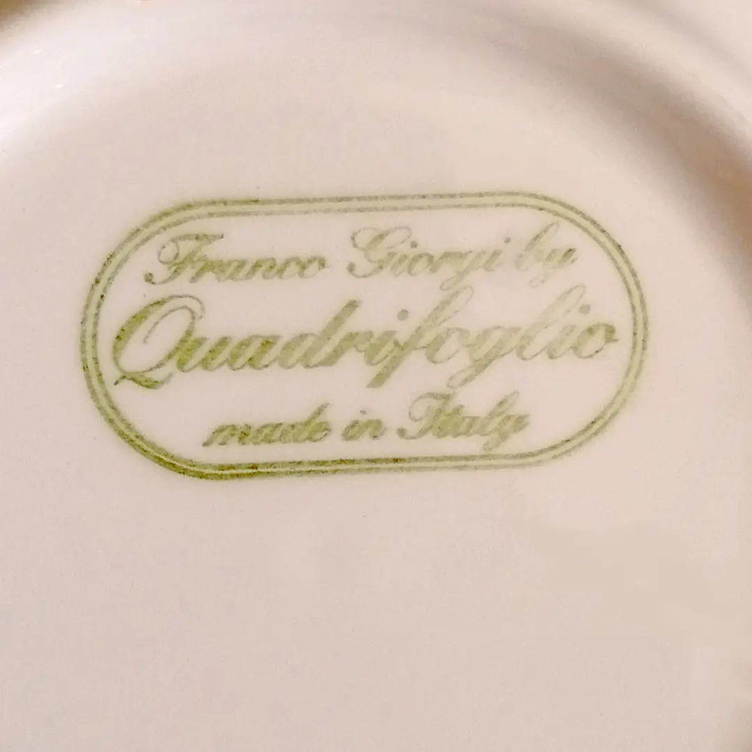 Plato hondo italiano Quadrifoglio 