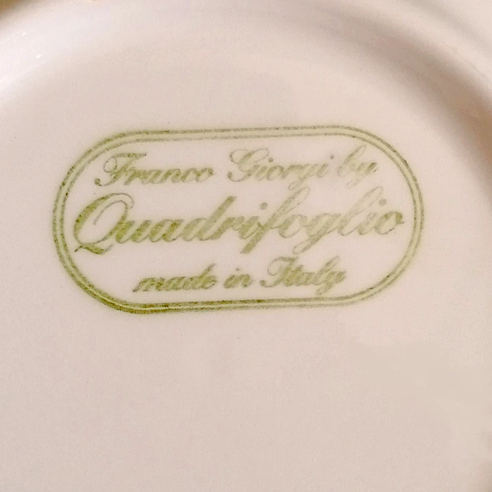 Plato hondo italiano Quadrifoglio 