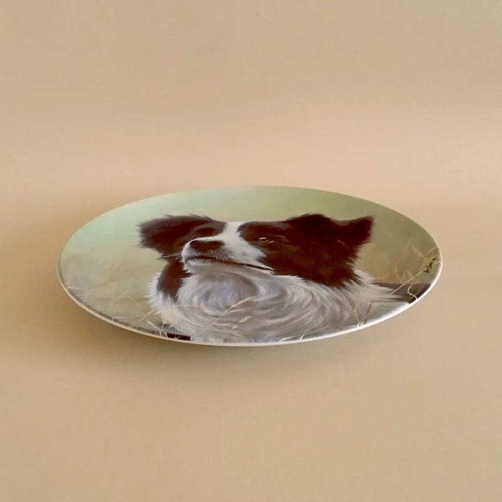 Plato decorativo de porcelana Royal Worcester • 