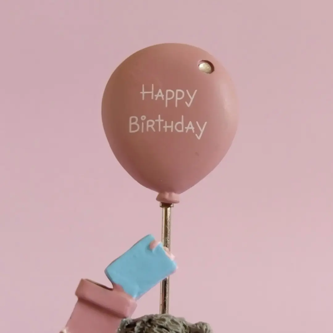 Figurita Me to You • Tatty Teddy “Happy Birthday” - Con porta tarjeta 6