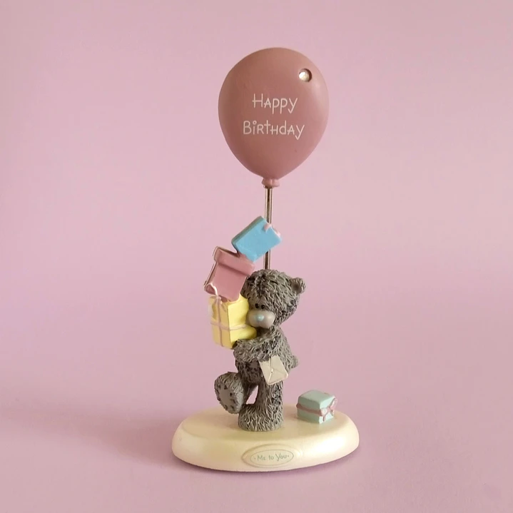 Figurita Me to You • Tatty Teddy “Happy Birthday” - Con porta tarjeta 1