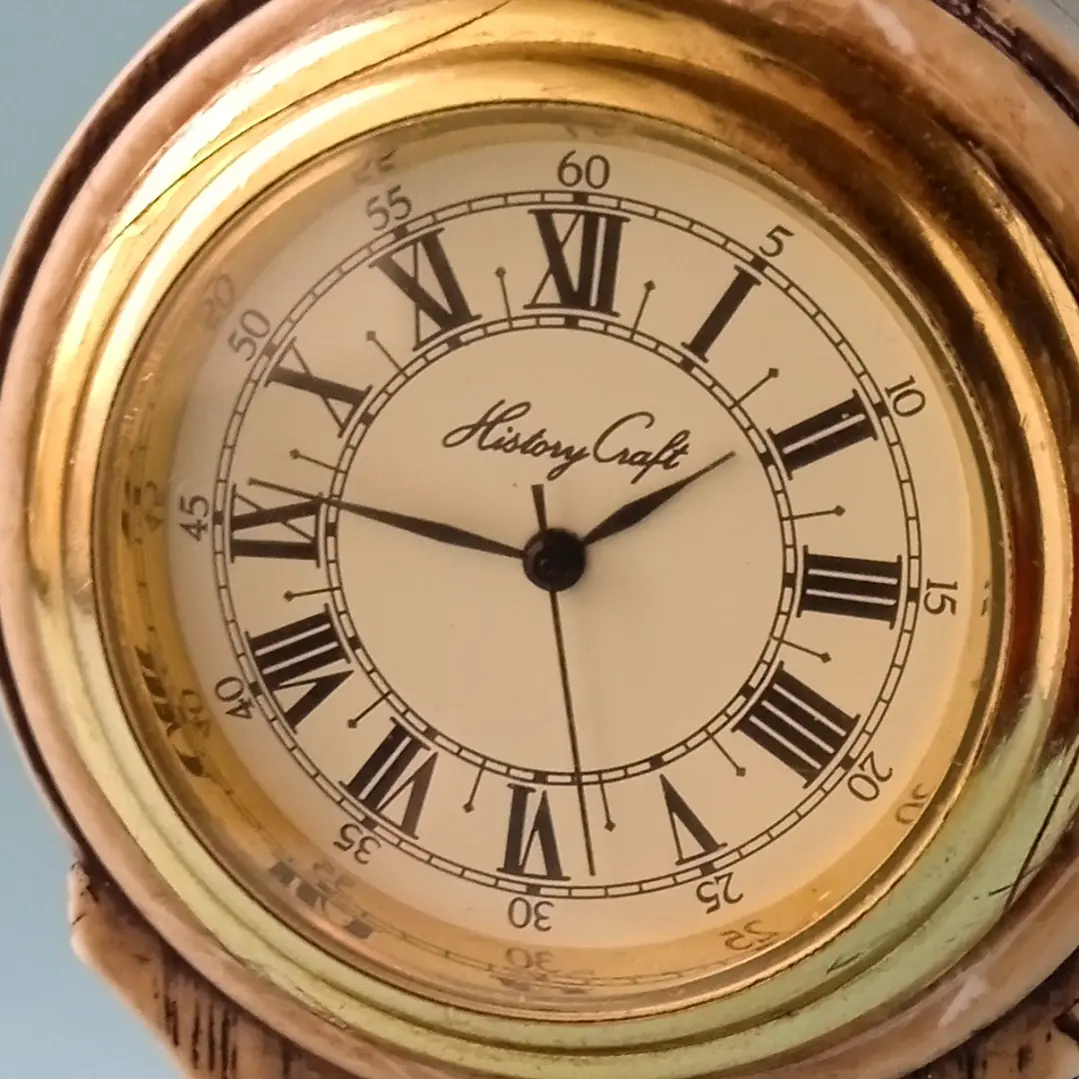 Reloj de sobremesa miniatura History Craft • Inglaterra 3