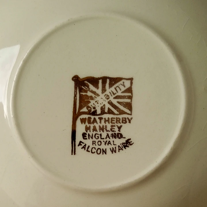 Pequeño plato vintage souvenir Isla de Wight • Inglaterra 4