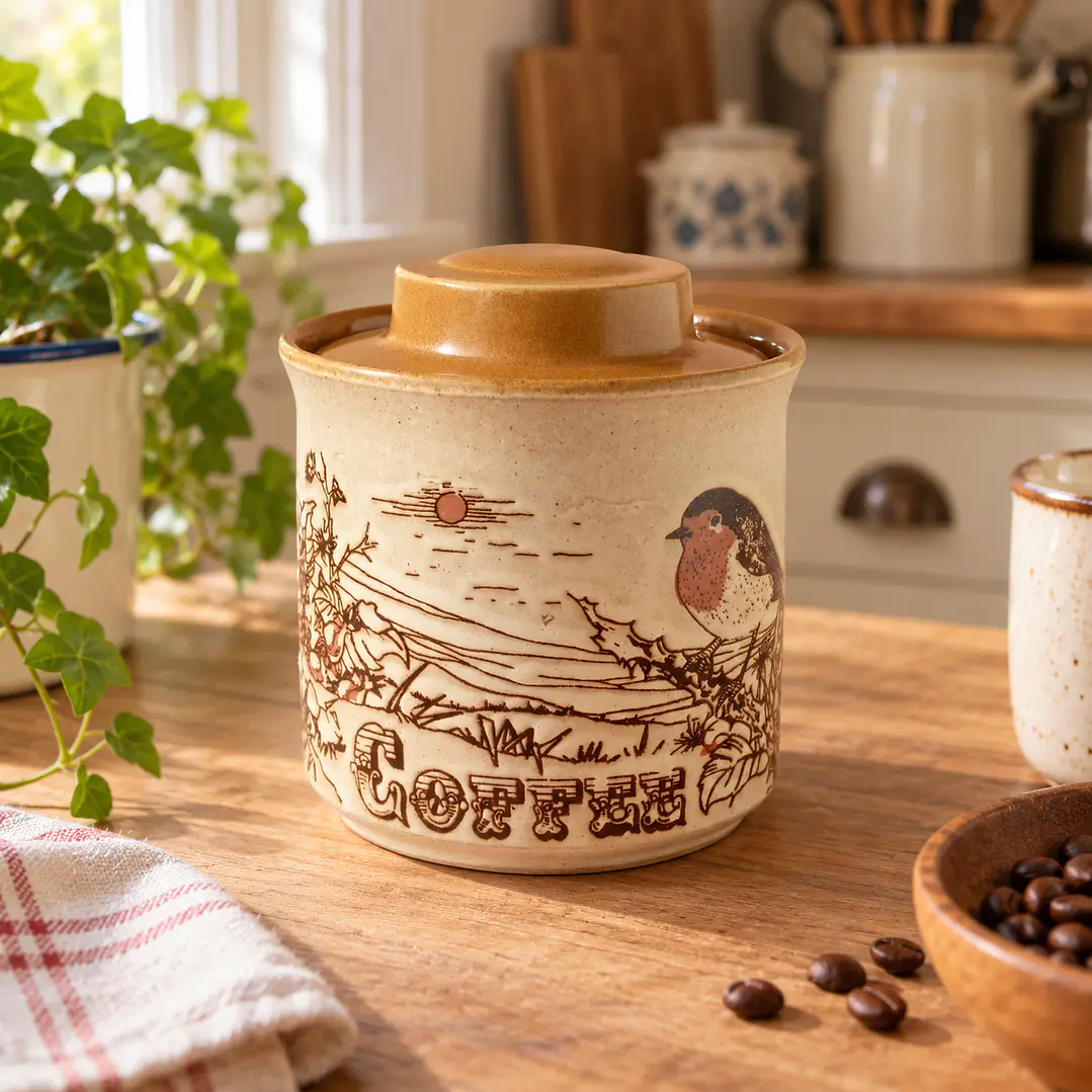 Pote de gres inglés para café Ashdale 9