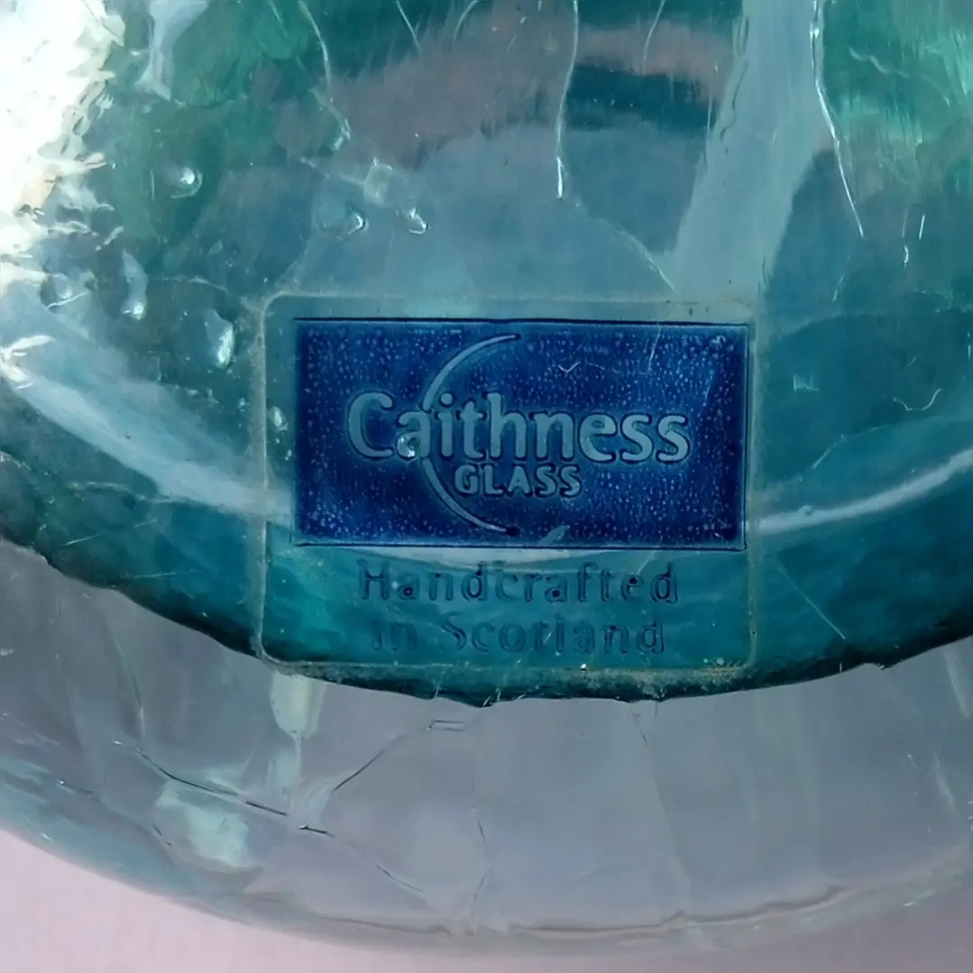Perfumero Caithness Glass hecho en Escocia 3