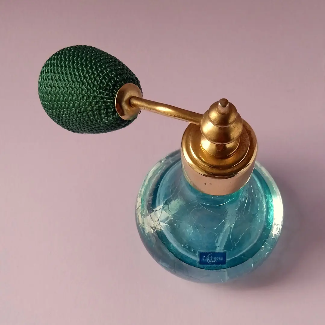 Perfumero Caithness Glass hecho en Escocia 5