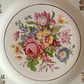 Plato inglés de porcelana • decoración floral y dorada - Miniatura 2