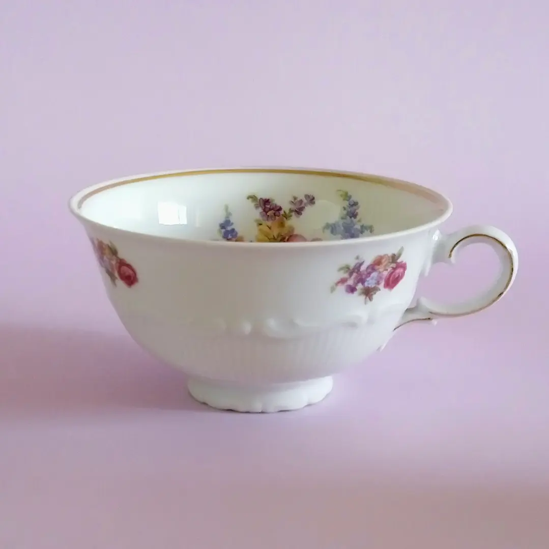 Cafetera de porcelana y tazas para café alemanes • 1960 11