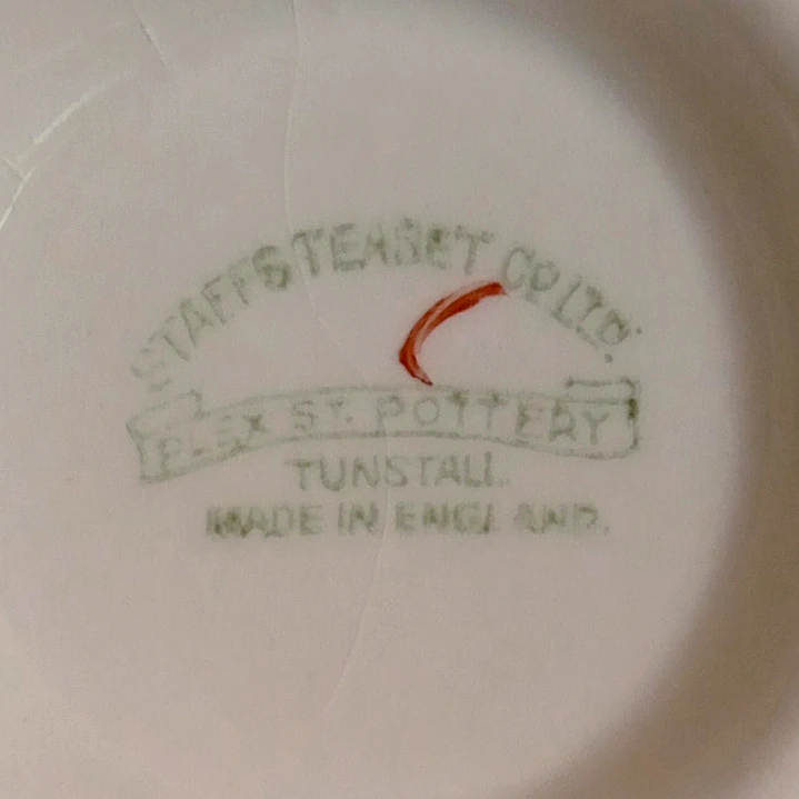 Lechero inglés Staffordshire Tea Set • 1940 5