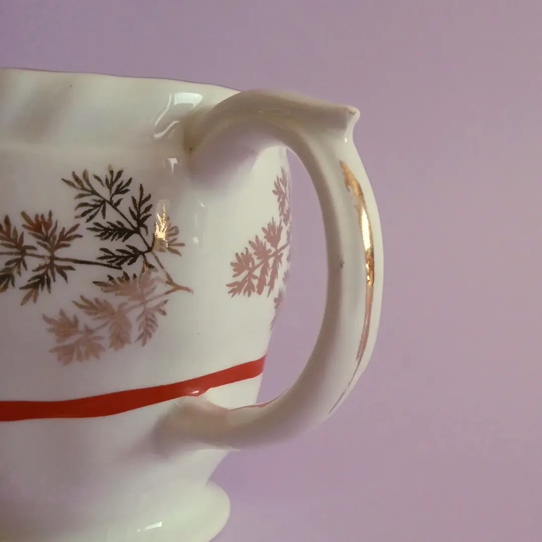 Lechero inglés Staffordshire Tea Set • 1940 4