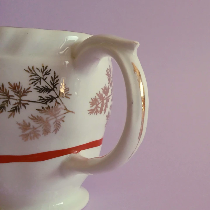 Lechero inglés Staffordshire Tea Set • 1940 4