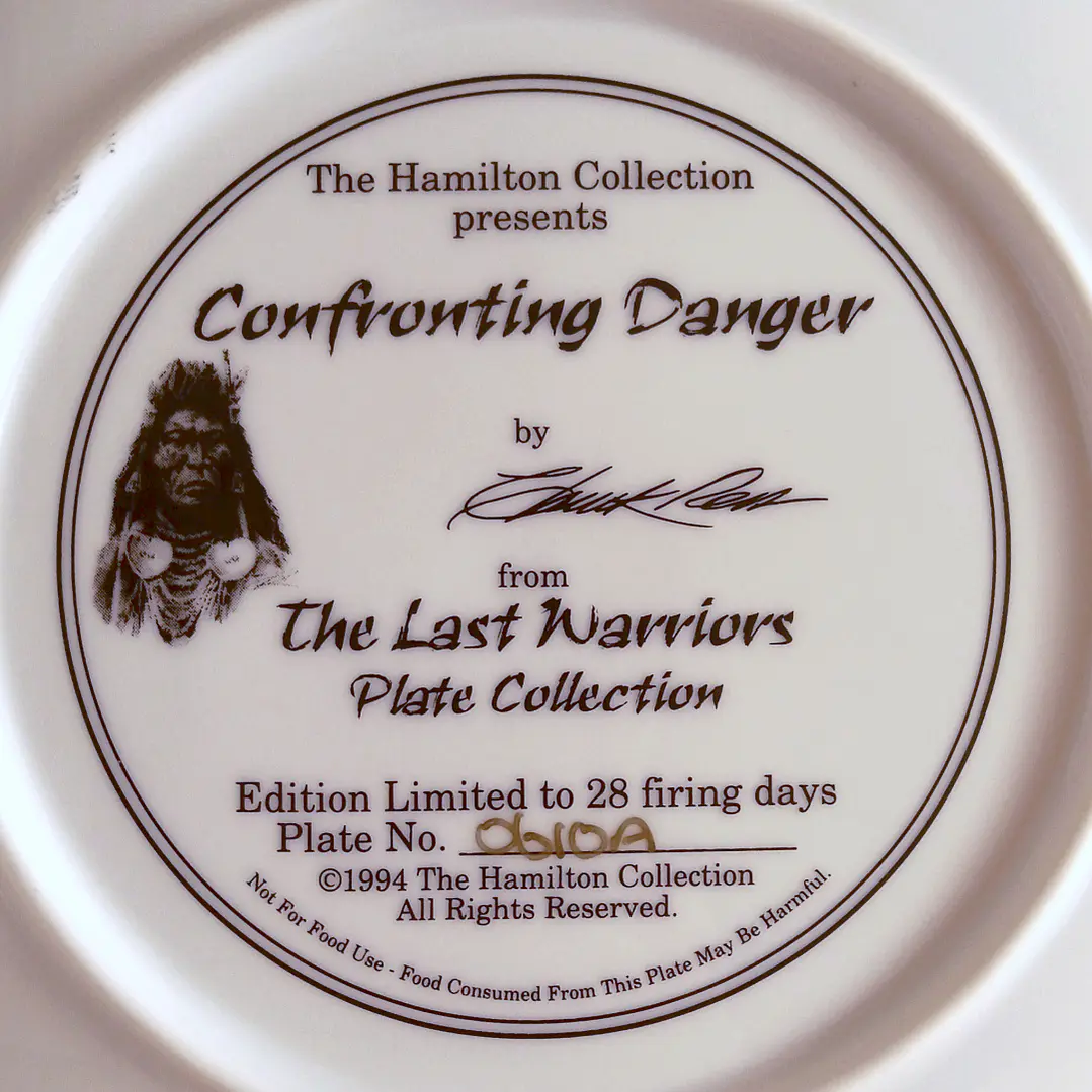 Platos decorativos The Last Warriors • The Hamilton Collection, 1994 7
