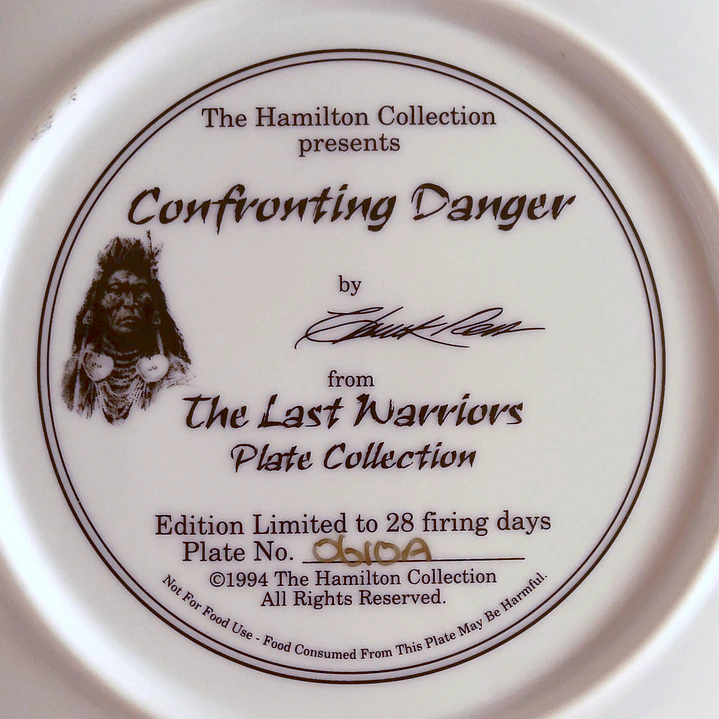 Platos decorativos The Last Warriors • The Hamilton Collection, 1994 7