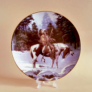 Platos decorativos The Last Warriors • The Hamilton Collection, 1994