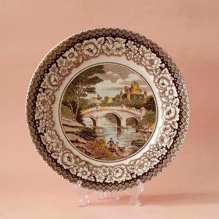 Plato antiguo holandés “Old Bridge” • 1940-1950 1