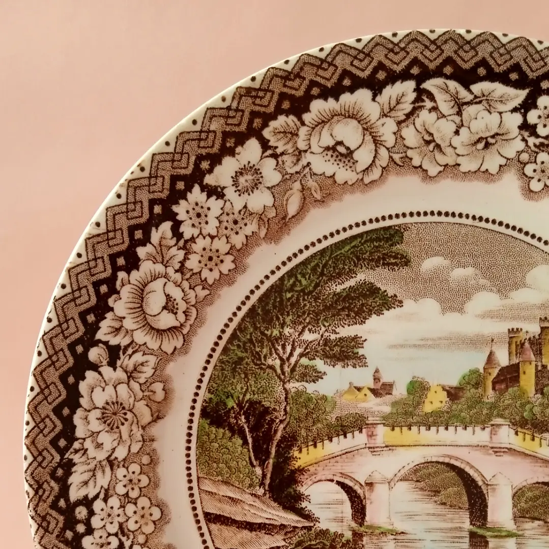 Plato antiguo holandés “Old Bridge” • 1940-1950 5