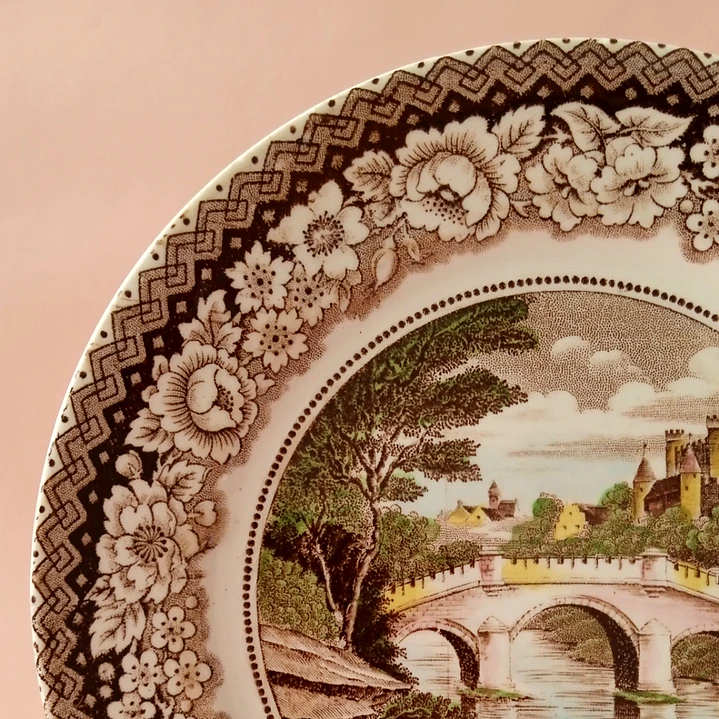 Plato antiguo holandés “Old Bridge” • 1940-1950 5