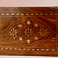 Caja artesanal india de madera con incrustaciones de latón - Miniatura 6